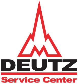Deutz service center logo with red mountain
