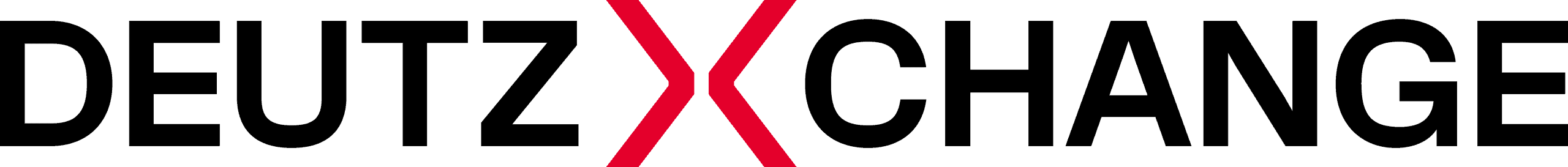 Deutz_Xchange_Logo_Horizontal_RGB_Energy-Red_Black Red X symbol on black background